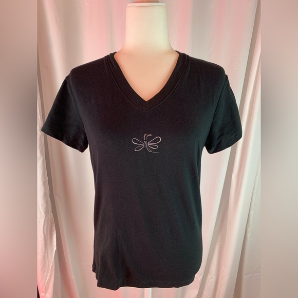 Anvil black dragonfly tee size L - Picture 1 of 6